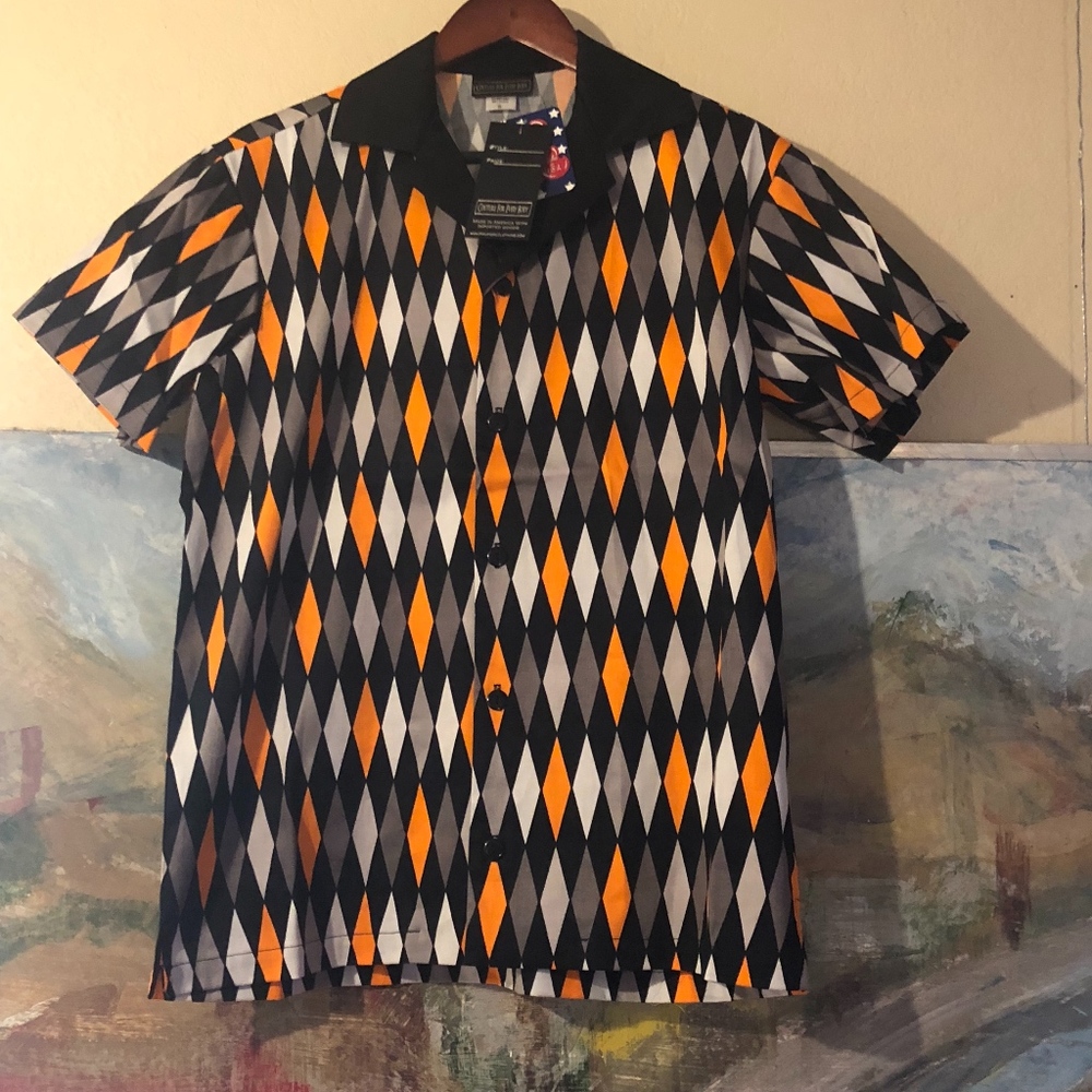NWT Couture for Every Body Men's Bowling Shirt S